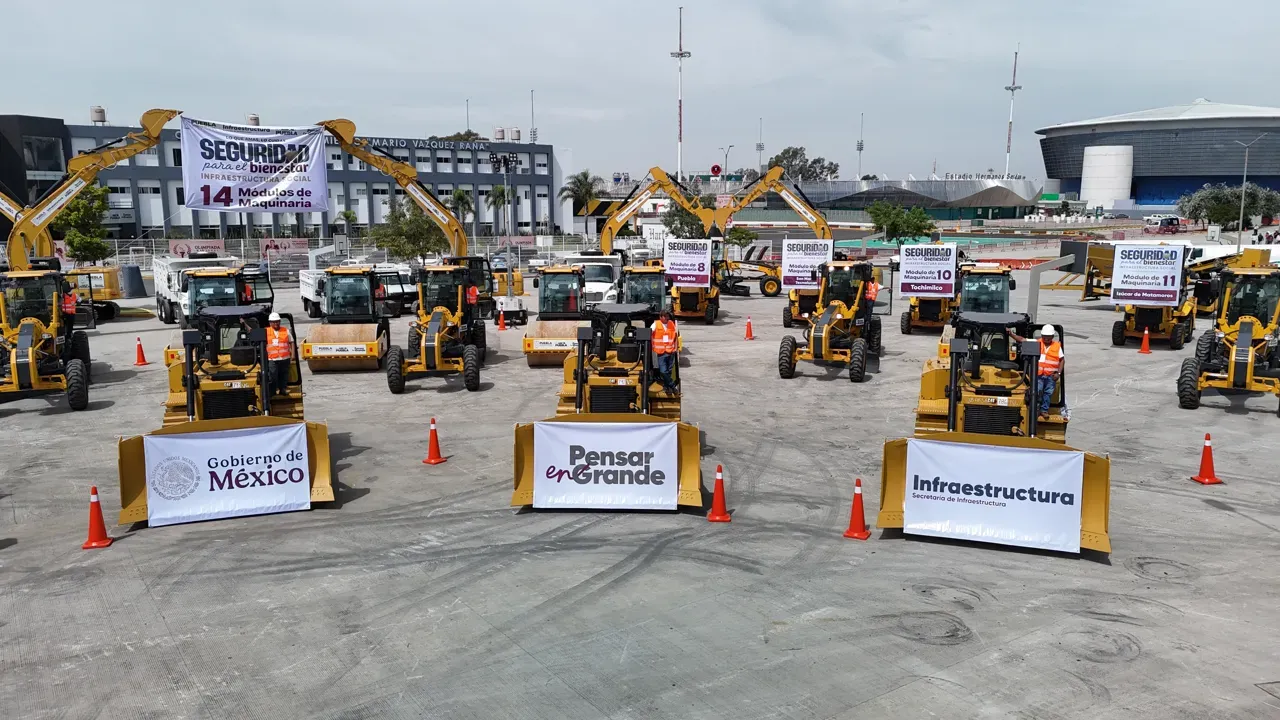 Entrega de módulos de maquinaria